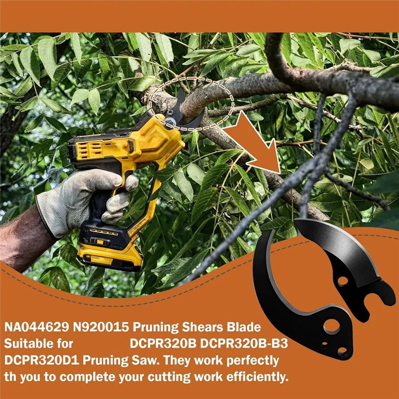 

IALJ-For 20V MAX Cordless Pruner Blades Replacement N920015+ NA044629 DCPR320B Pruning Shear Blade Saw
