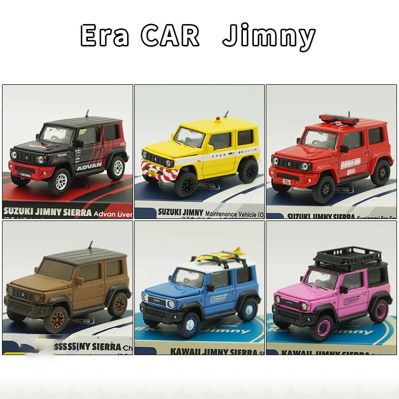 

1:64 Era Car Suzuki Jimny Alloy Car Diecasts & Toy Vehicles Car Model Miniature Scale Model Car For Children