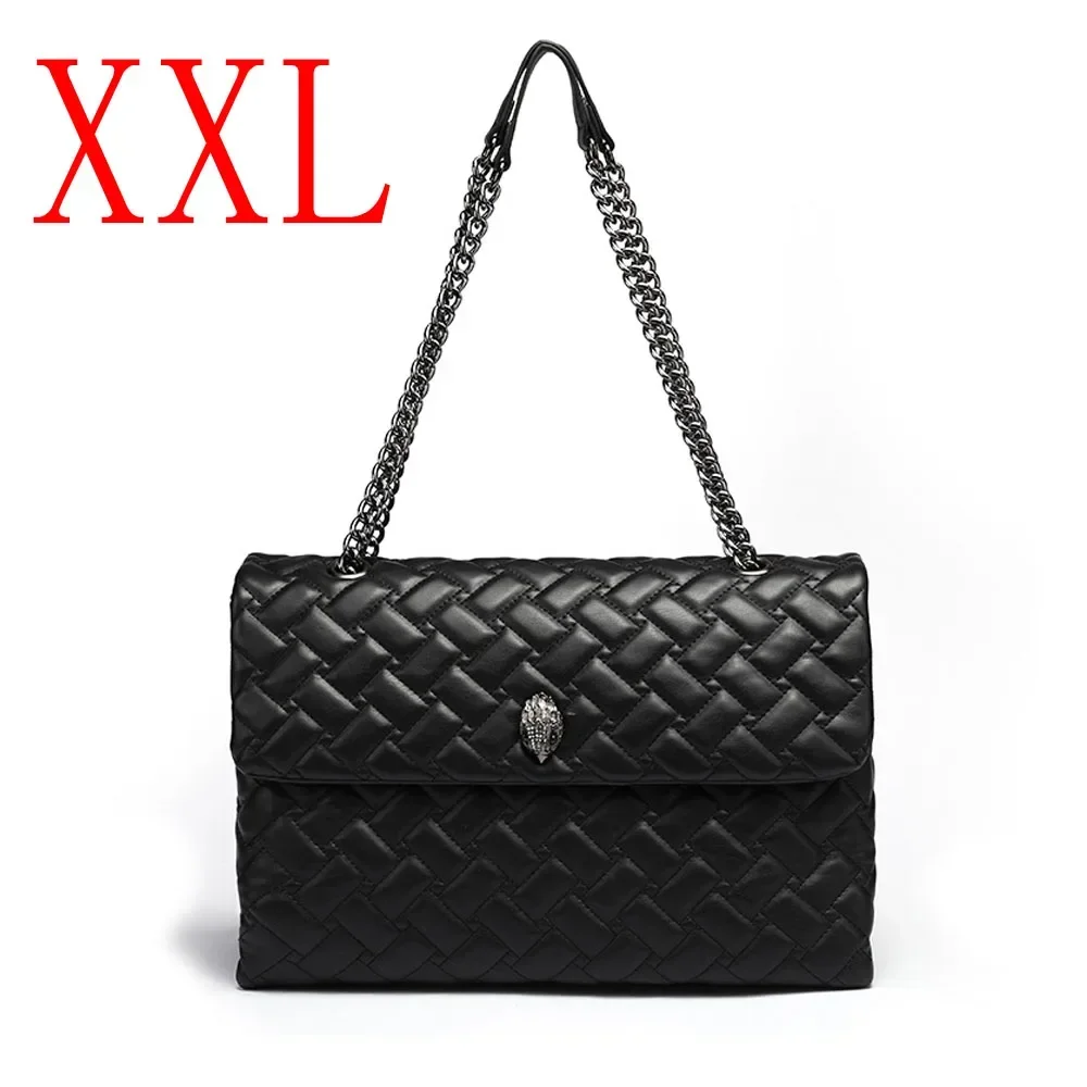 

2024 New Kurt G Luxury Women's Bag Diamond Chain Messenger Bag UK London Design Eagle Bird Head Shoulder Bag Large Capacity