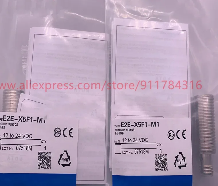 3pcs New High quality Plug-in  Proximity Switch E2E-X5F1-M1 E2E-X5F2-M1-Z E2E-X5F1-M1-Z E2E-X5F2-M1