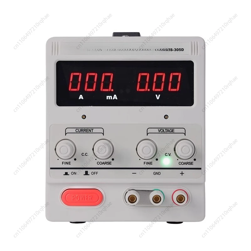 

15V5A 30V10A Adjustable DC Power Supply, Digital Display Regulated Power Source, Dual Output Maintenance Power Supply