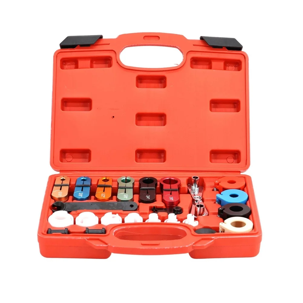 For Cars Trucks SUVs Auto Repair Tool Set Climate Control Hose Tool For Auto AC Repair 22-piece Tool Collection