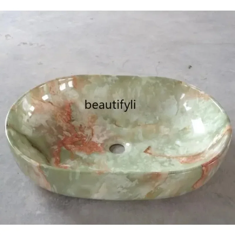 A85 Boutique Art Basin High-Grade Wood Grain Marbling Table Art Wash Face Wash Basin