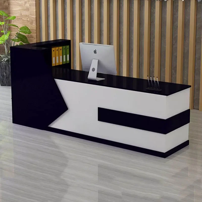 

Барная наличная, простая стойка регистрации, современная стойка регистрации компании, кафедра для удобства, передняя мебель для салона Balcao De Loja