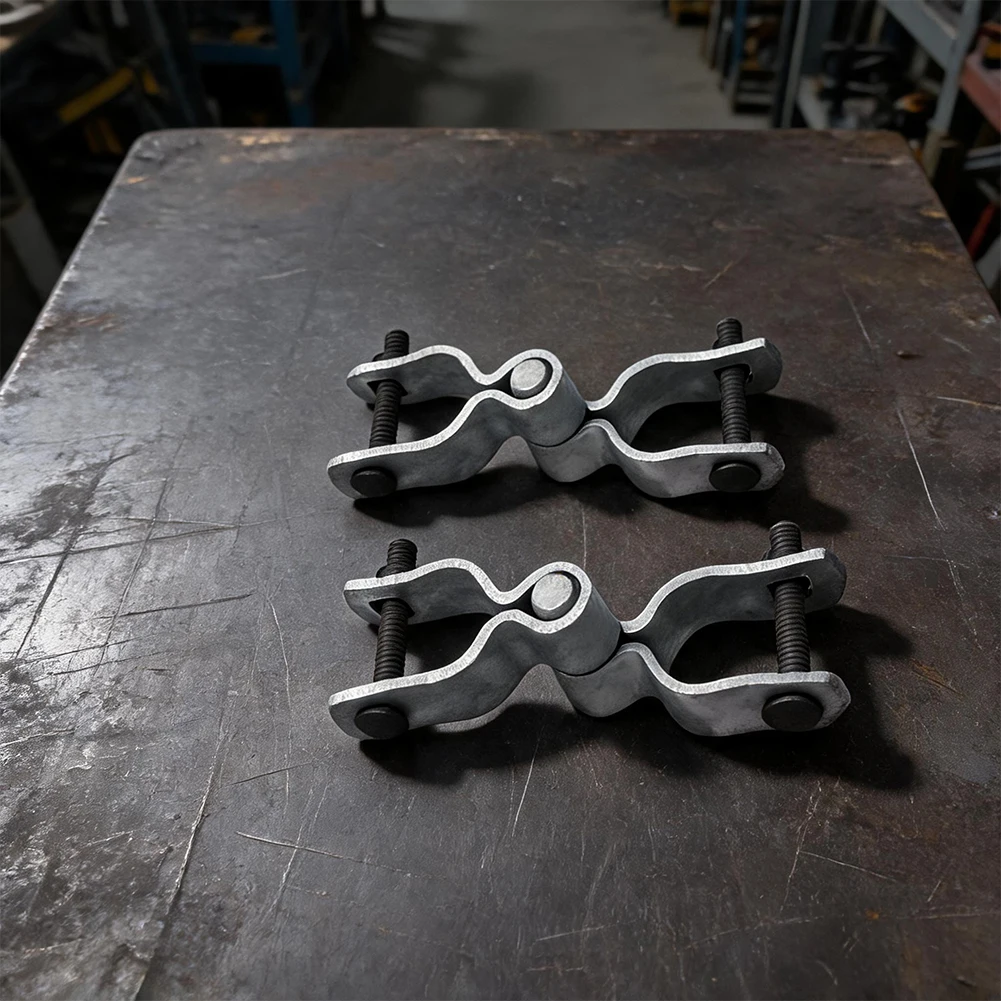 Chain Link Fence Post Hinge Galvanized for Outdoor Use Providing Consistent Torque Resistance During Gate Operation