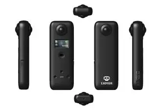 2026 Premium Products 4K 360 Degree Panoramic Camera VR Camera HD Video Dual Wide Angle Lens Real Time Seamless Stitching for An