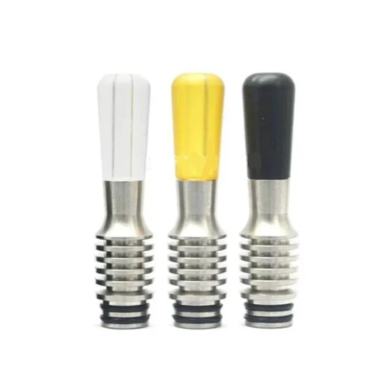 510 DRIP TIP Mtl تتحمل صغير 3 مم من الفولاذ المقاوم للصدأ POM PEI PC وصلة من القش