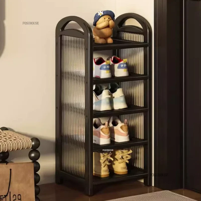 

Nordic bamboo shoe racks Living Room Furniture home Simple shoe storage racks Modern shoe shelfs multi-layers storage shelfs