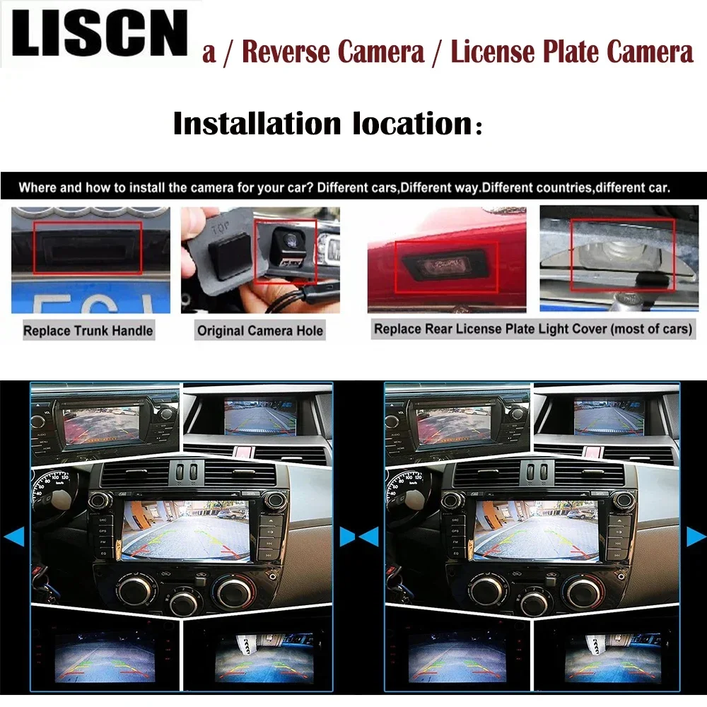 Rear View Camera For Hyundai I30 2007 - 2012 CCD Night Vision Reversing RCA Camera /license plate camera/backup Camera