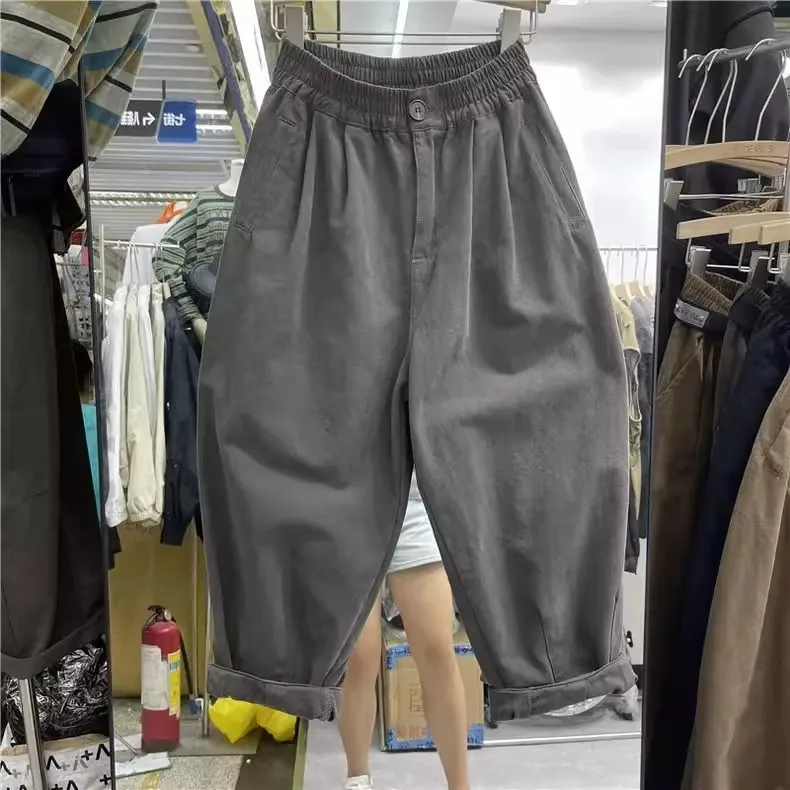 

Мужские брюки-фонарики Slimming American Sle Harlan больших размеров, 300 Pou, винтажные, модные, повседневные, из полиэфирного волокна