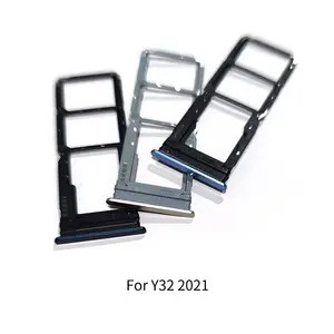 Bilashmart Vivo Y32 2021 SIM Card Tray Slot Holder Adapter Socket Repair Parts