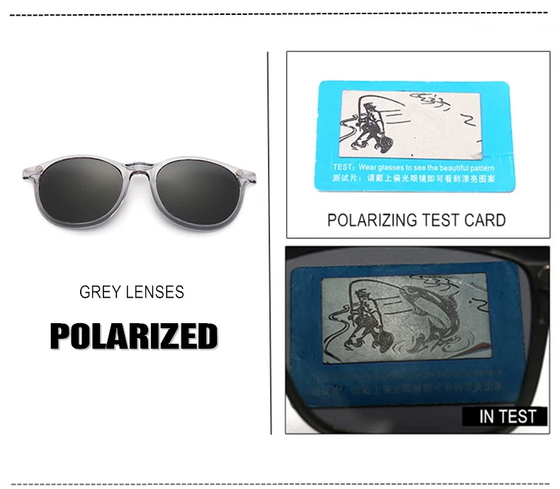 Sonnenbrillen-Clip und Myopie-Brille für Sphäre -0,5 bis -10 Männer Frauen transparenter Rahmen verschreibungspflichtige Brille für Kurzsichtigkeit oder Hornhautverkrümmung F588 – Detail 9