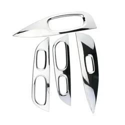 4Pcs ABS Car Door Window Switch Panel Cover Trim Sticker for Nissan X-trail Xtrail T32 Rogue 2014 - 2020 Interior Accessories