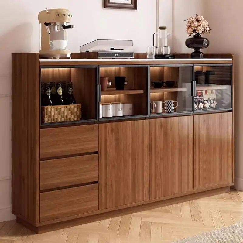Cleaner Covers Kitchen Cabinet Narrow European Luxury Century Kitchen Cabinet Mobile Large Wooden Meble Kuchenne Furniture Home