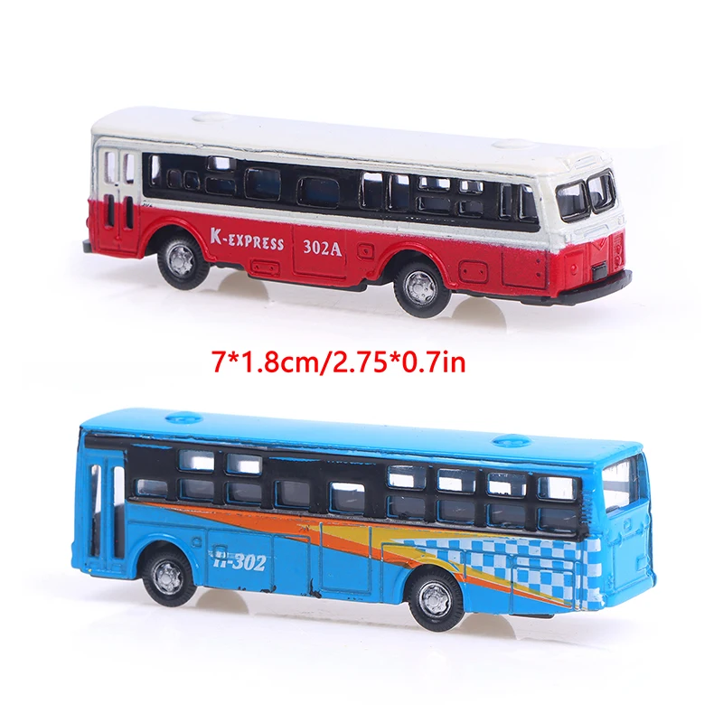 

Scale 1/150 Metal Miniature Model Bus For Garden /Railway/Railroad/Train Layout/Toy DIY