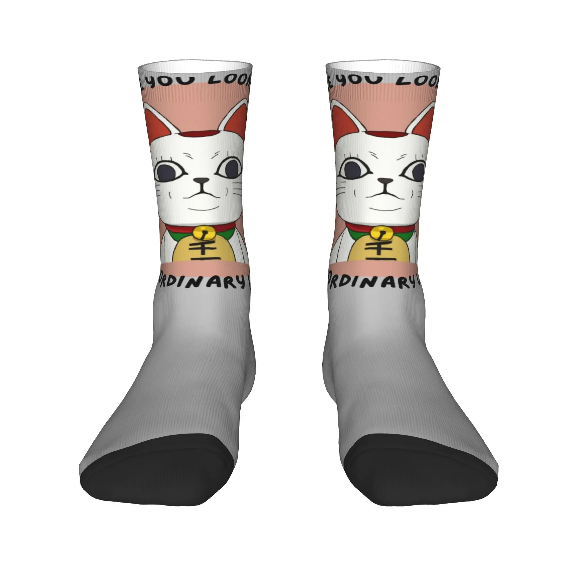 Skarpety DanDaDan, graficzne skarpety modowe, zimowe skarpety antypotne, miękkie skarpety do biegania dla par