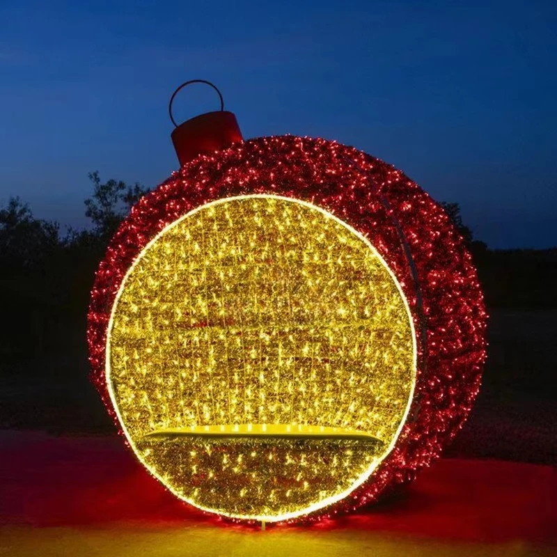 Hotel with luminous LED hanging basket IP65 square model light waterproof resort landscape lighting travel decoration