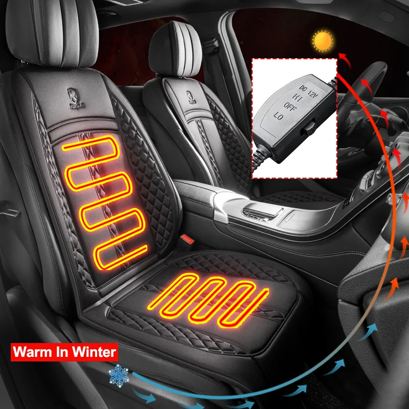 Karcle-almohadilla calefactora para asiento de coche mejorada, funda suave para asiento de coche, Protector Universal para asiento de coche, accesorios cálidos para invierno
