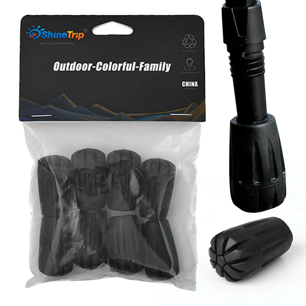 8 قطع من أطراف عصا المشي المطاطية لأعمدة الرحلات، نصائح بديلة لعمود المشي لمسافات طويلة لعصي المشي #1