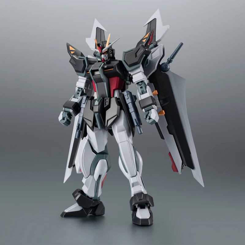 Bandai GAT-X105E Strike Noir Gundam Collection Action Figure Originele Echte Figuur Gundam Model Kit Robot Spirits Model Speelgoed