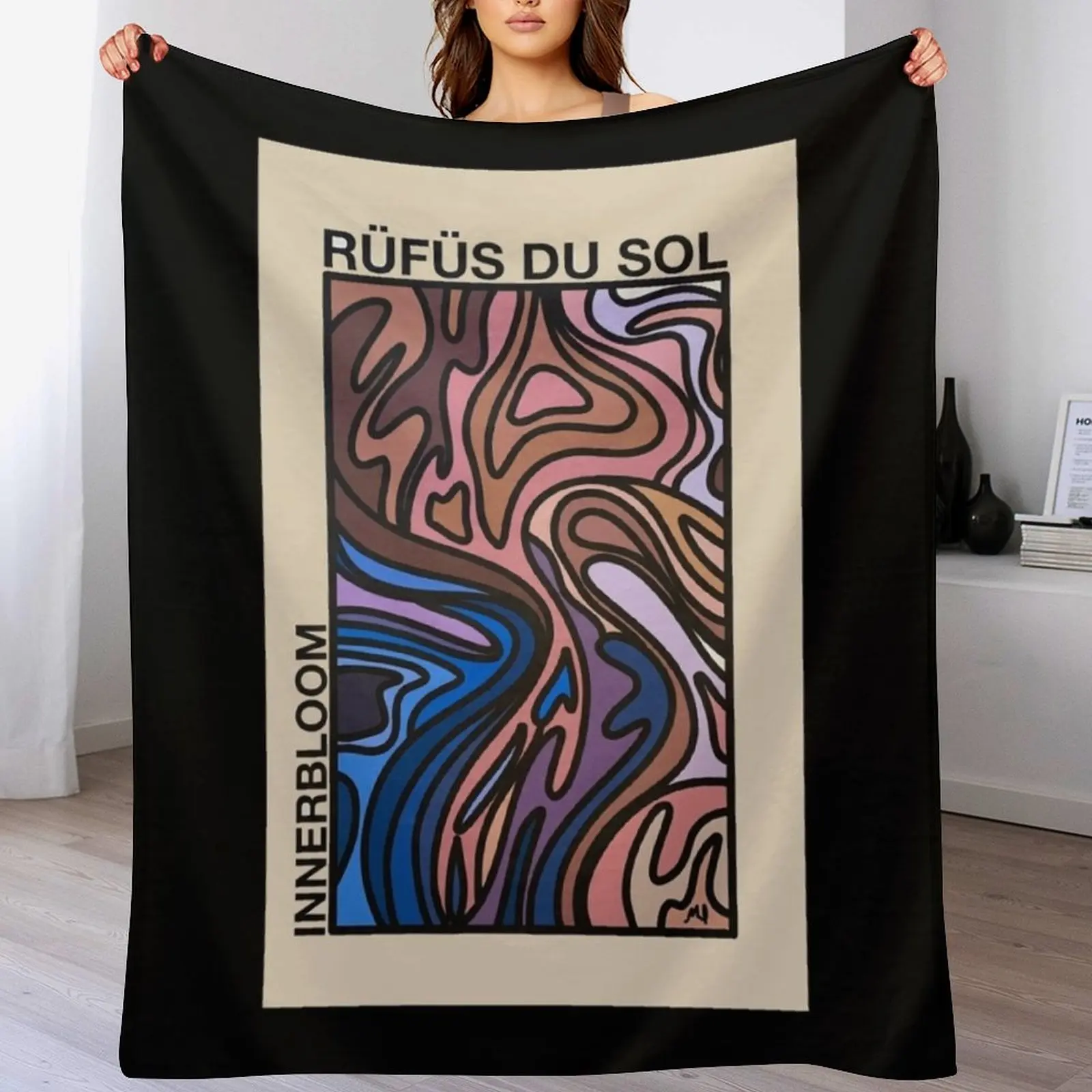 

Rufus - Album Innerbloom Poster . classique Throw Blanket Cozy Napping Blanket Gift for Mom Dad