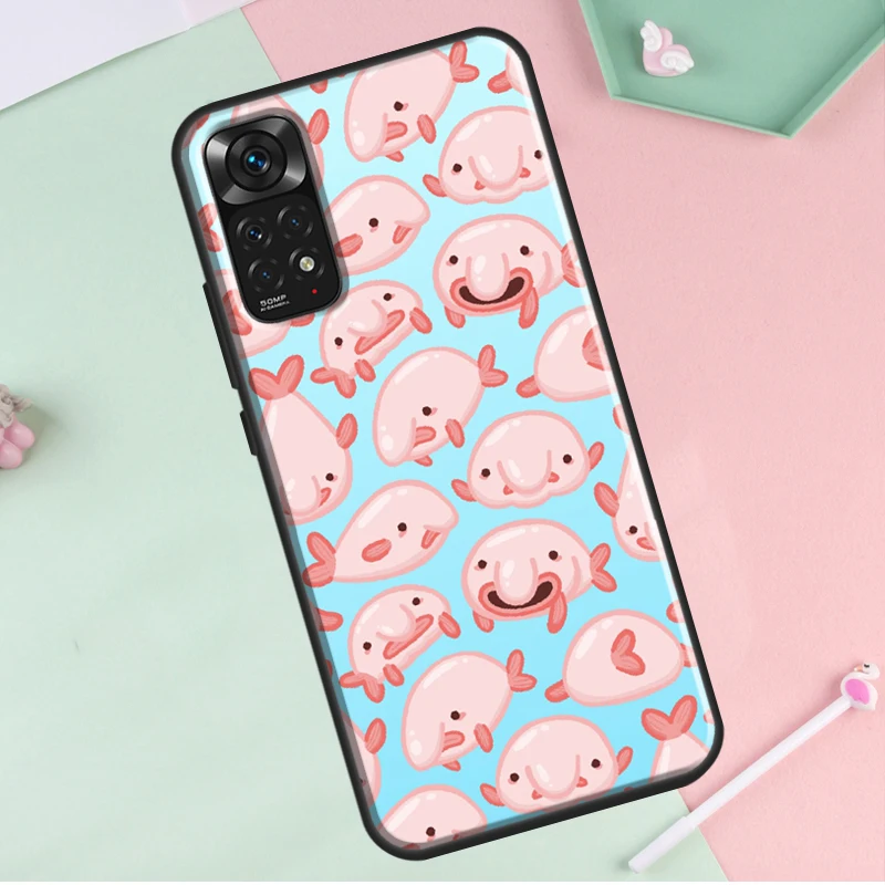 Blobfish For Redmi Note 12 Pro Plus Cover For Redmi Note 10 8 9 11 Pro 12S 11S 10S 9S 9C 10C 12C Case