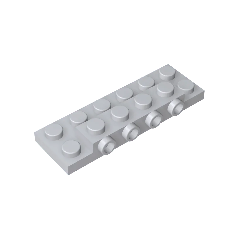 Placa EKBricks EK-1175 especial 2 x 6 x 2/3 [quatro pinos no lado] compatível com lego 87609 blocos de construção técnicos