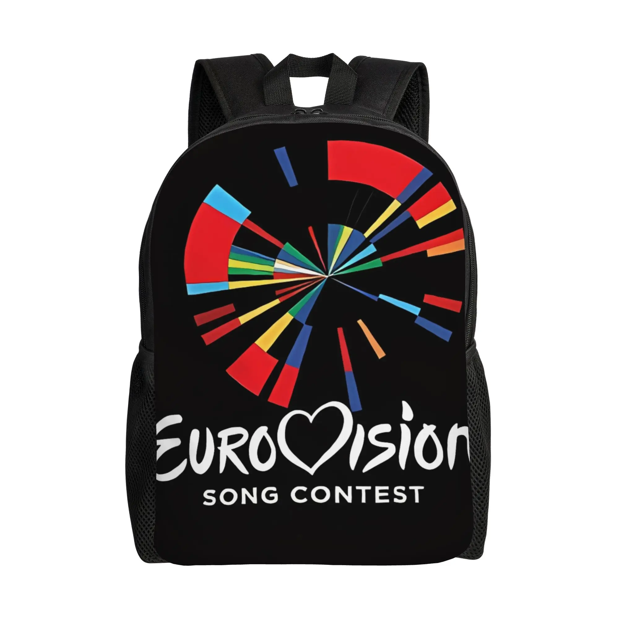 

Song Contest Logo Eurovision Song Contest Schoolbag Office Workers Fashionable Large Capacity Laptop Bag Back To School Season