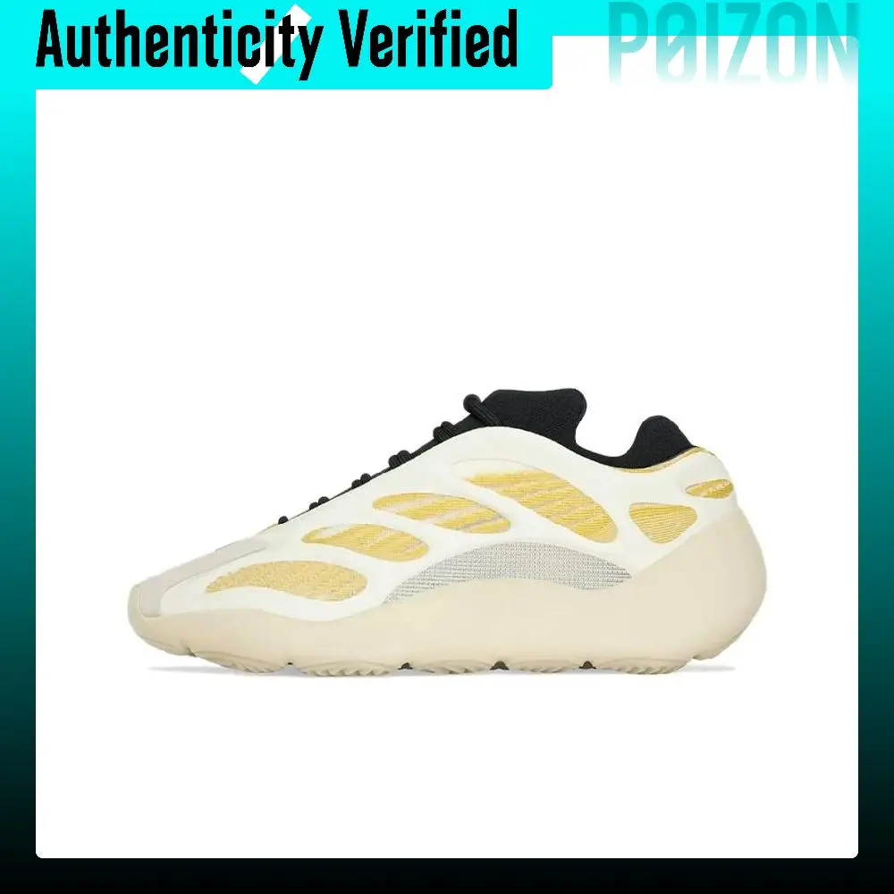 Adidas Originals Yeezy Boost 700 V3 Safflower Seed' Low top Chunky Sneakers Unisex White G54853