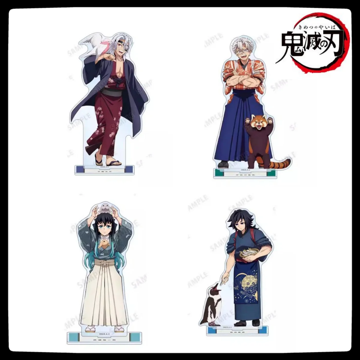 demon slayer acrylic stand peripherals Tobu Zoo animal jigu ver animation character desktop ornaments children's birthday gifts