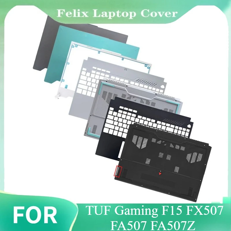 

New Laptop LCD Back Cover Front Bezel Palmrest Upper Top Lower Bottom Case 15.6 Inch For TUF Gaming F15 FX507 FA507 FA507Z