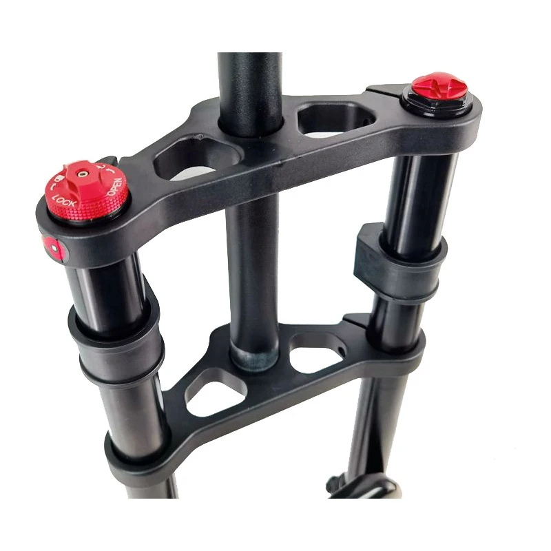 Pasak-Fat Bike Suspension Air Fork, 20x4.0, 2 Brackets, Hydraulic Disc Brake, Rebound Adjustment, Dropout, 9x135mm, 4.0 Tyre