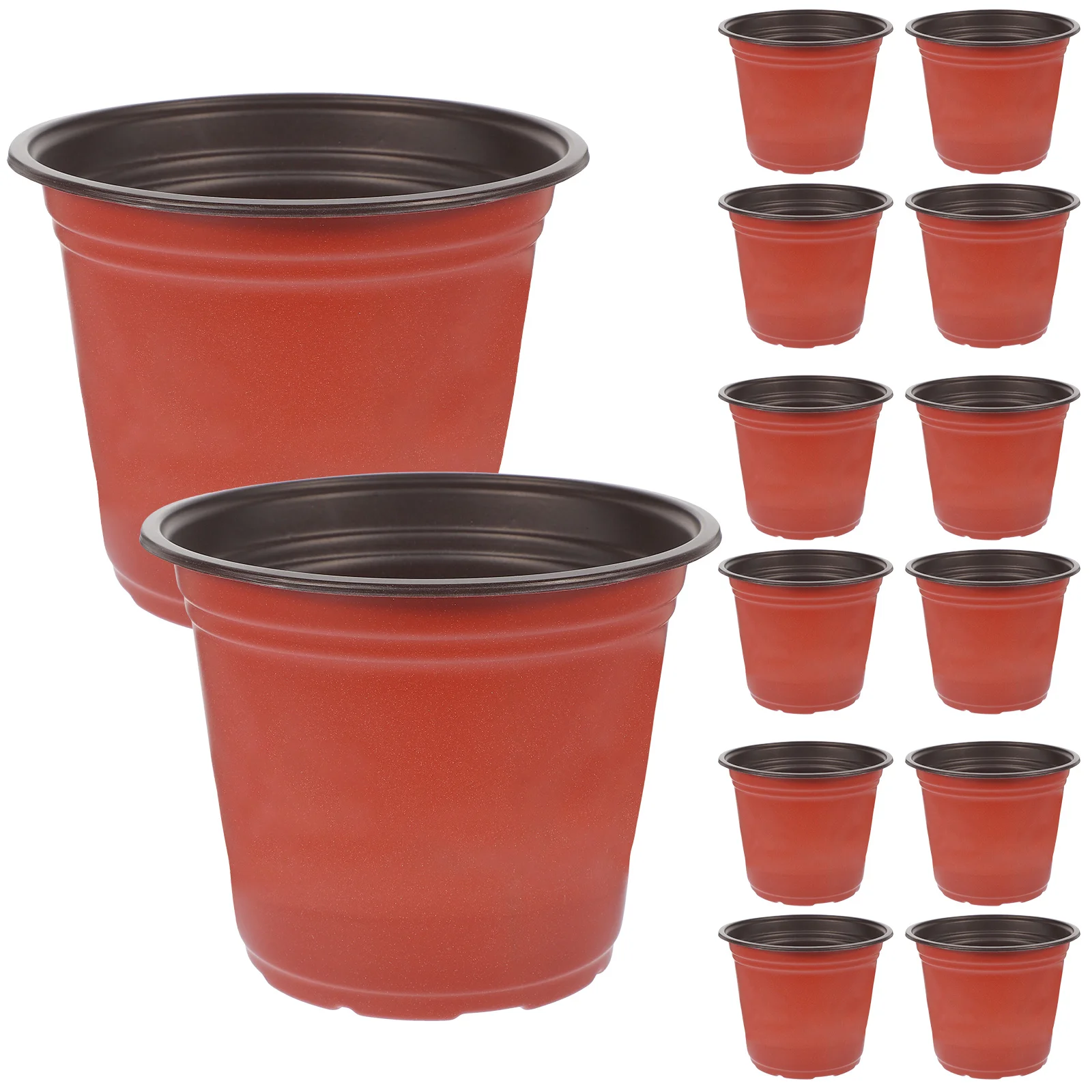 

50 Pcs Watering Flower Pot Seedling Plant Pots for Outdoor Plants Pp Clear Succulent Planting Container