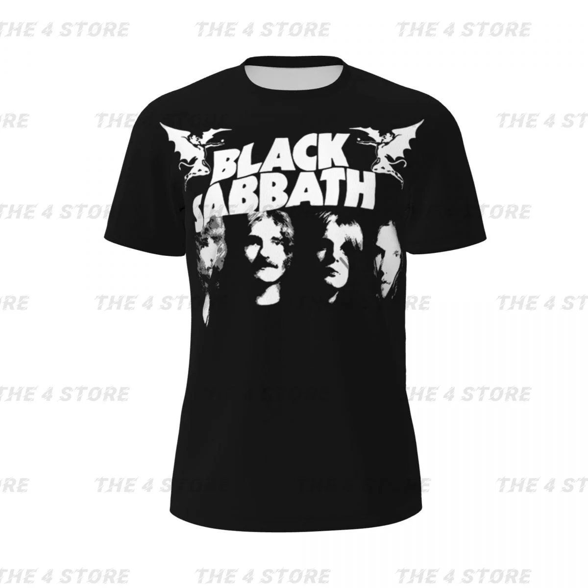 

Blacks Metal Rock Band 100% polyester Men Short Sleeve Top Funny Tee Clothes Girls Training Uniform Clothing T-shirt