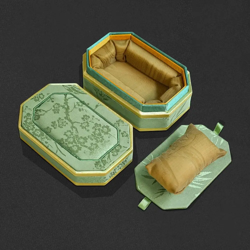 Высококачественная тканевая коробка для часов, защита от падения, износостойкая шкатулка для драгоценностей, прочный портативный органайзер для ожерелья