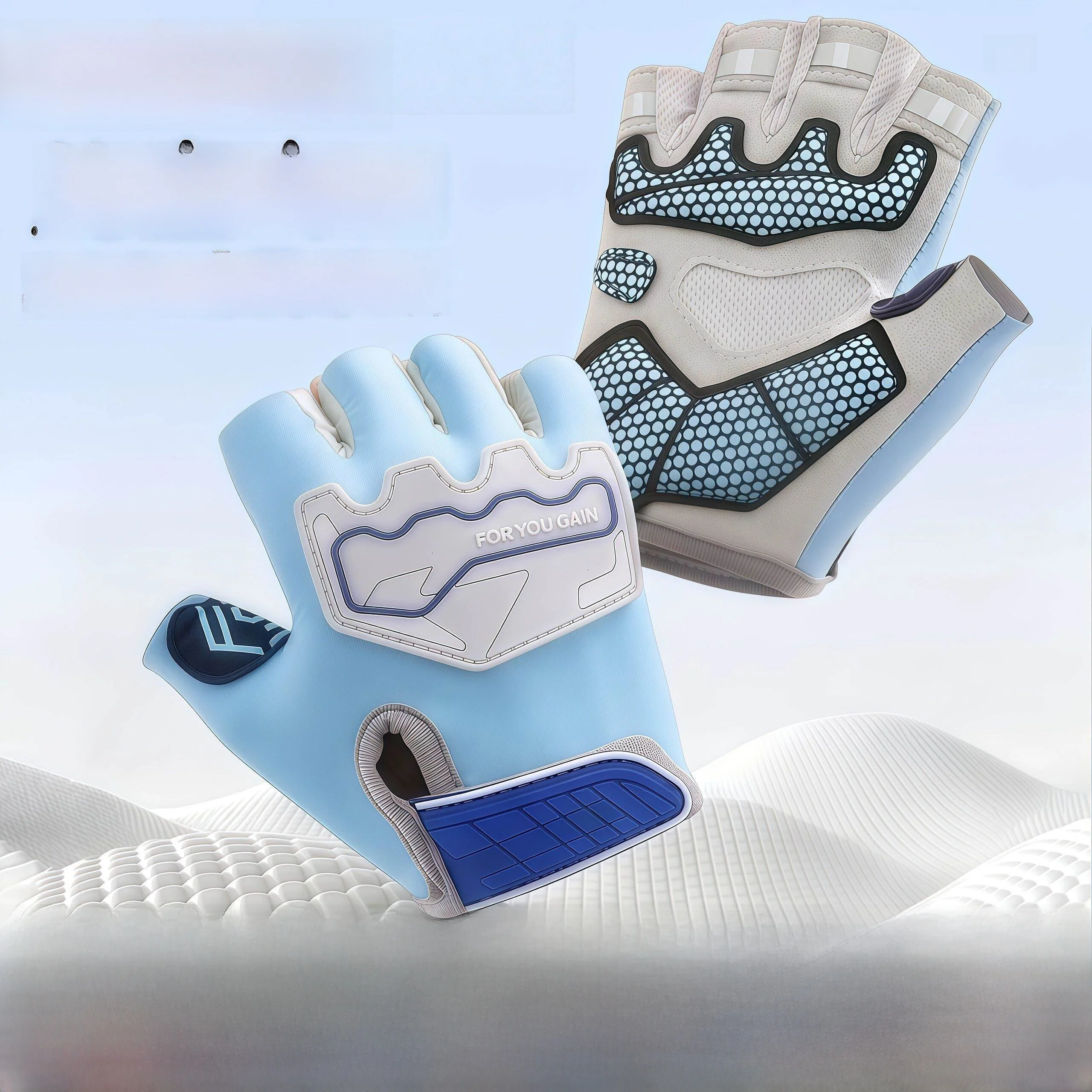 

Kids Sports Gloves Half Finger Unisex Outdoor Cycling Climbing Anti-Slip Callus Protection Pull-Up Bar Gym Equipment