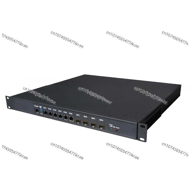 Industrial 1U Chassis Firewall Mini Pc  LGA1700 Alder Lake Cpu 12th Gen 6*lan Ports 4*SFP 10G  H610/H670 Chipset  Mini Pc