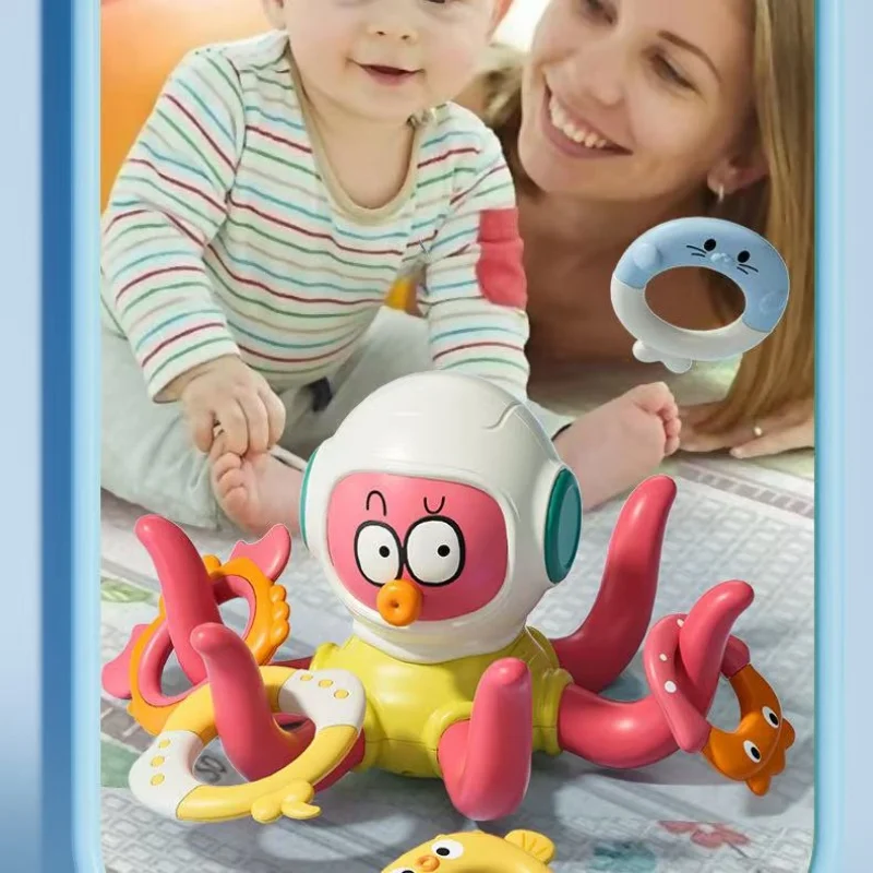 الأطفال في الهواء الطلق داخلي حلقة إرم لعبة مجموعة متعة الأخطبوط تعويم حمام سباحة اللعب Jouets صب Enfants تتجه المنتجات #1