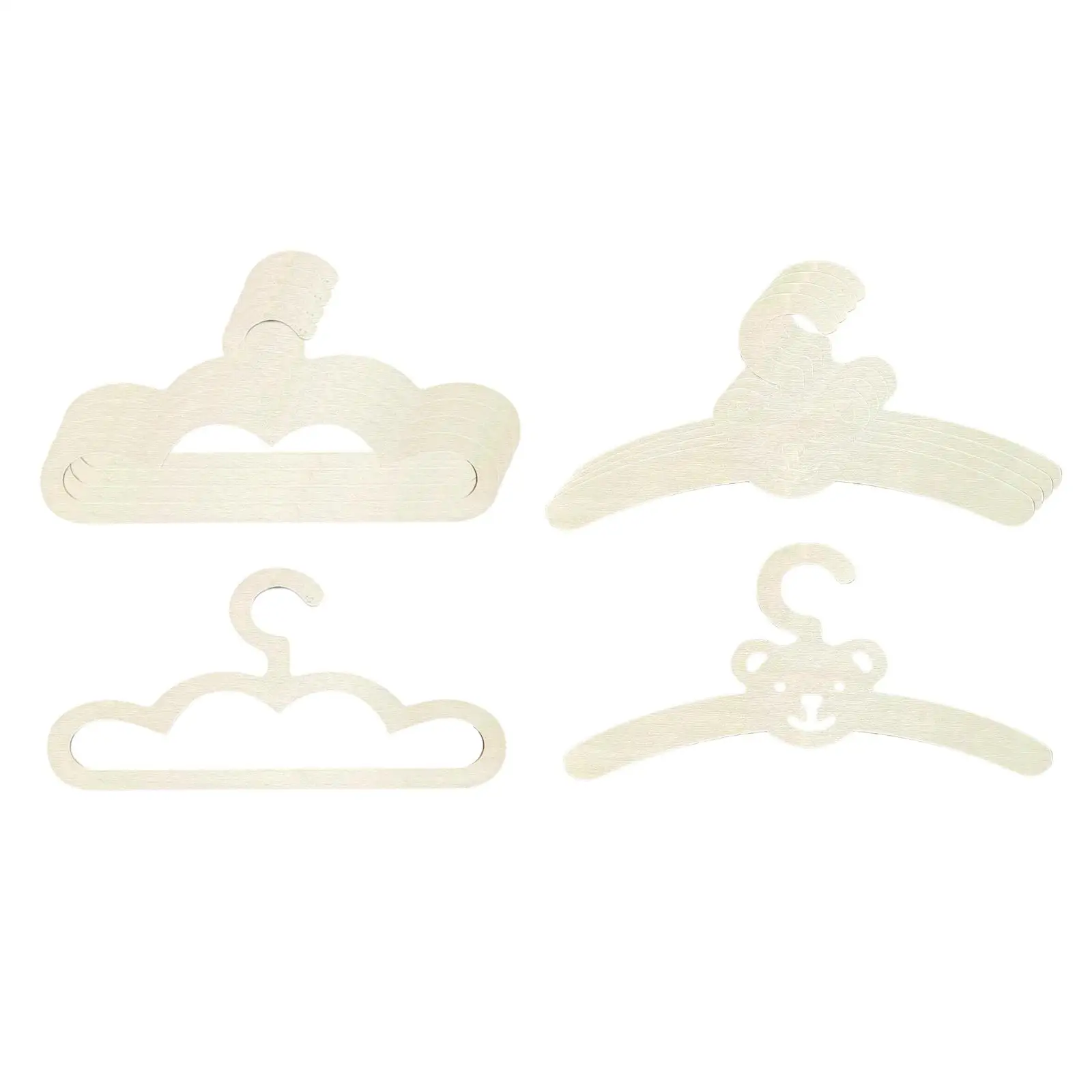 5 Pieces Baby Hangers for Closet Baby Cloth for Boys and Girls Closet Anti Slip Sturdy Space Saving Kids Clothes Hangers