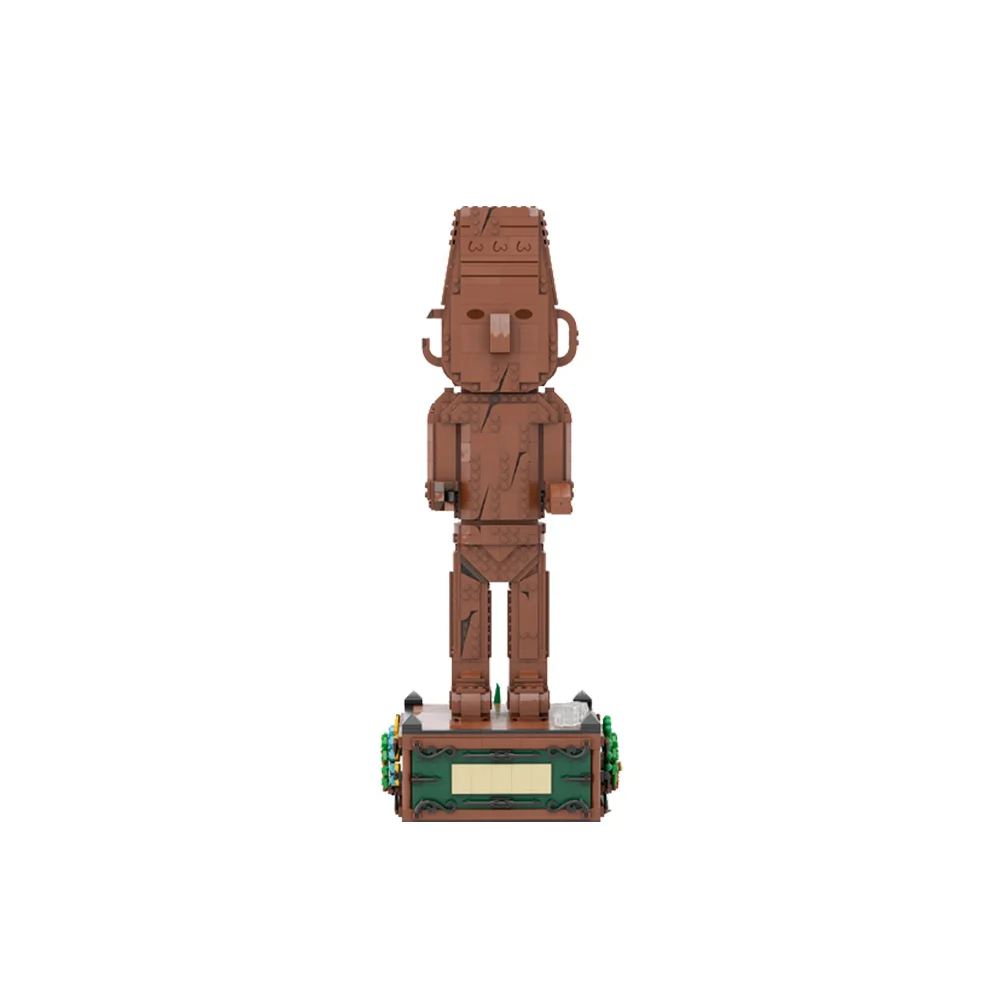 Broken Ear Building Block Set South American Idol The Adventures of the Arunbaya Tribe The Broken-Ear Idol Model Educational Toy