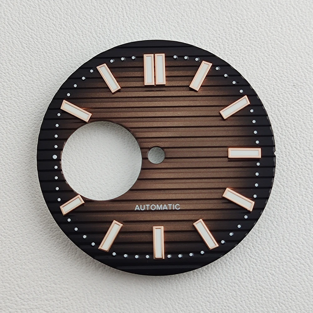 29.8mm NH38 dial Watch Dial Hollowed out dial green luminous dial suitable for N H38 movement watch accessories repair tool