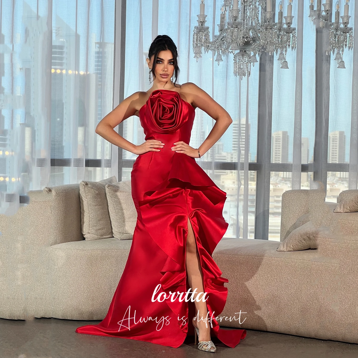 

Lorrtta Customized Cocktail Dress Sharon Happy Evening Dresses for Special Occasions Prom Dress 2025 Woman Mermaid Party Dress
