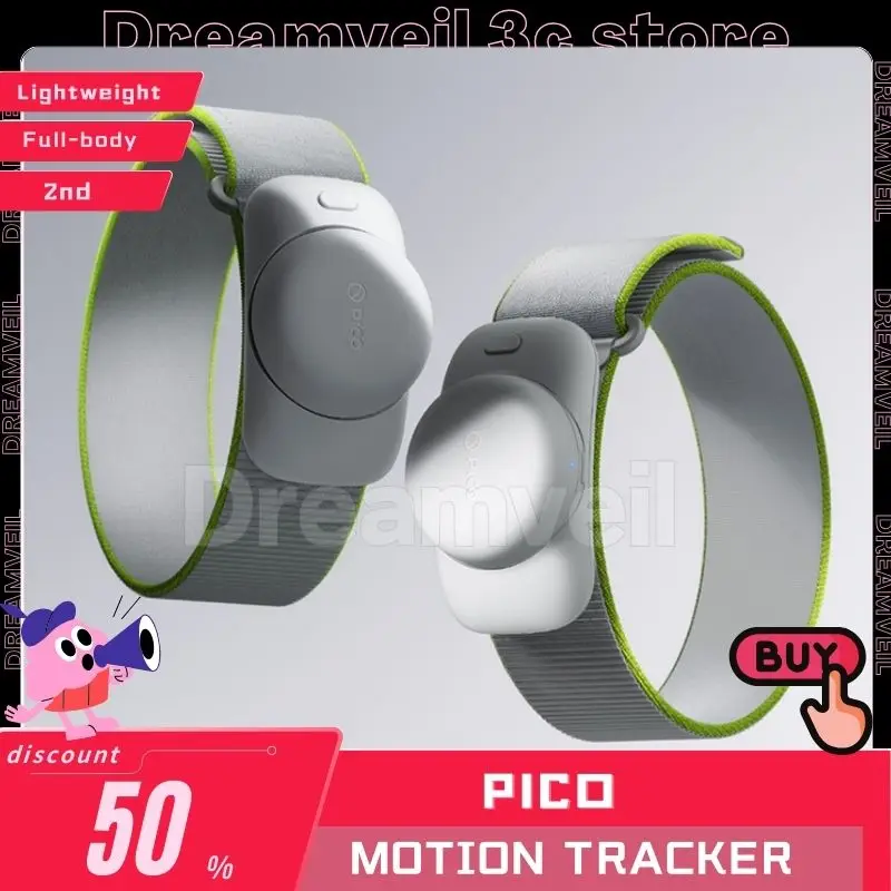 

2024 New PICO Motion Tracker 2nd Generation Low latency Lightweight Product Officially Released Full Body Motion Tracking custom