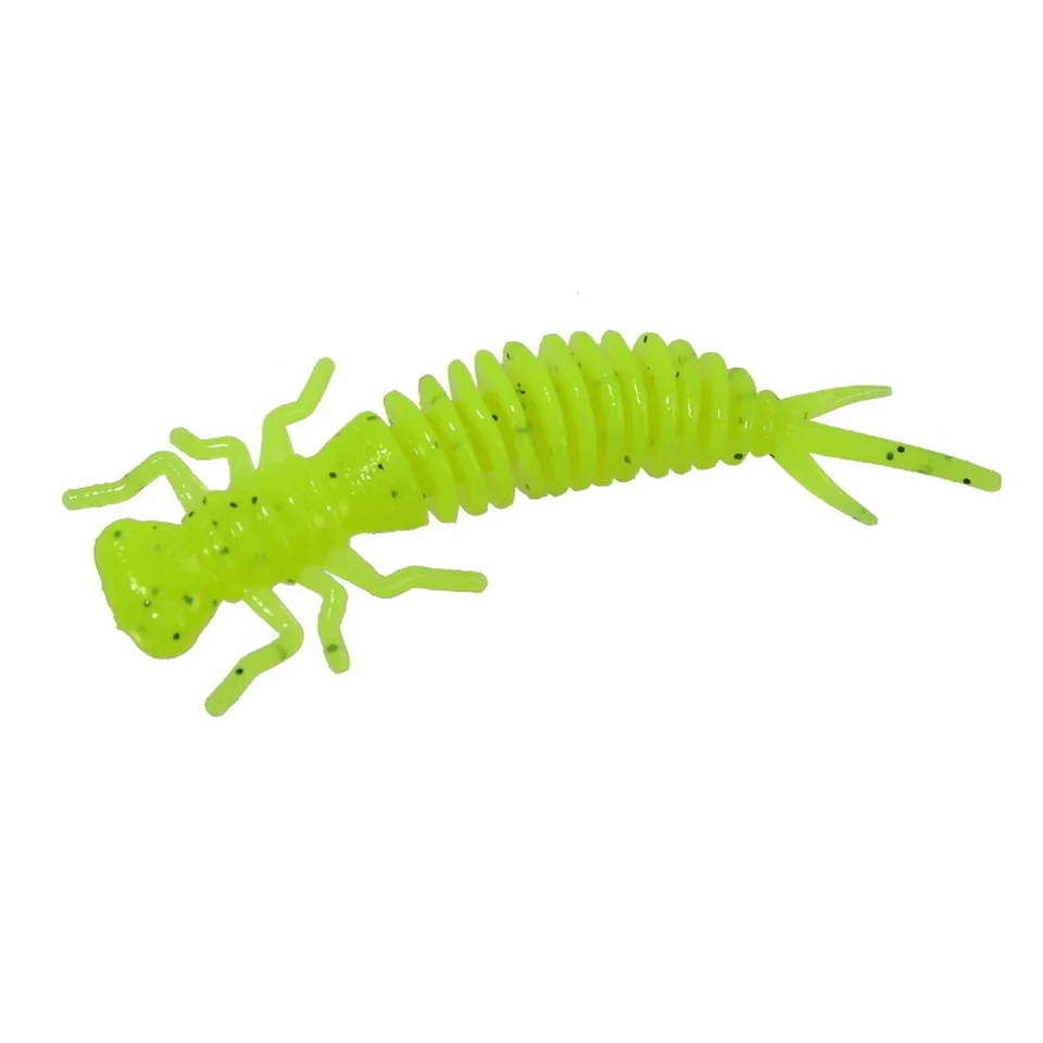 Wurm Larve Weiche Köder 55mm 75mm 100mm Künstliche Kunststoff Silikon Köder Swimbait Jigging Wobbler Bass karpfen Pesca Angelgerät – Detail 10