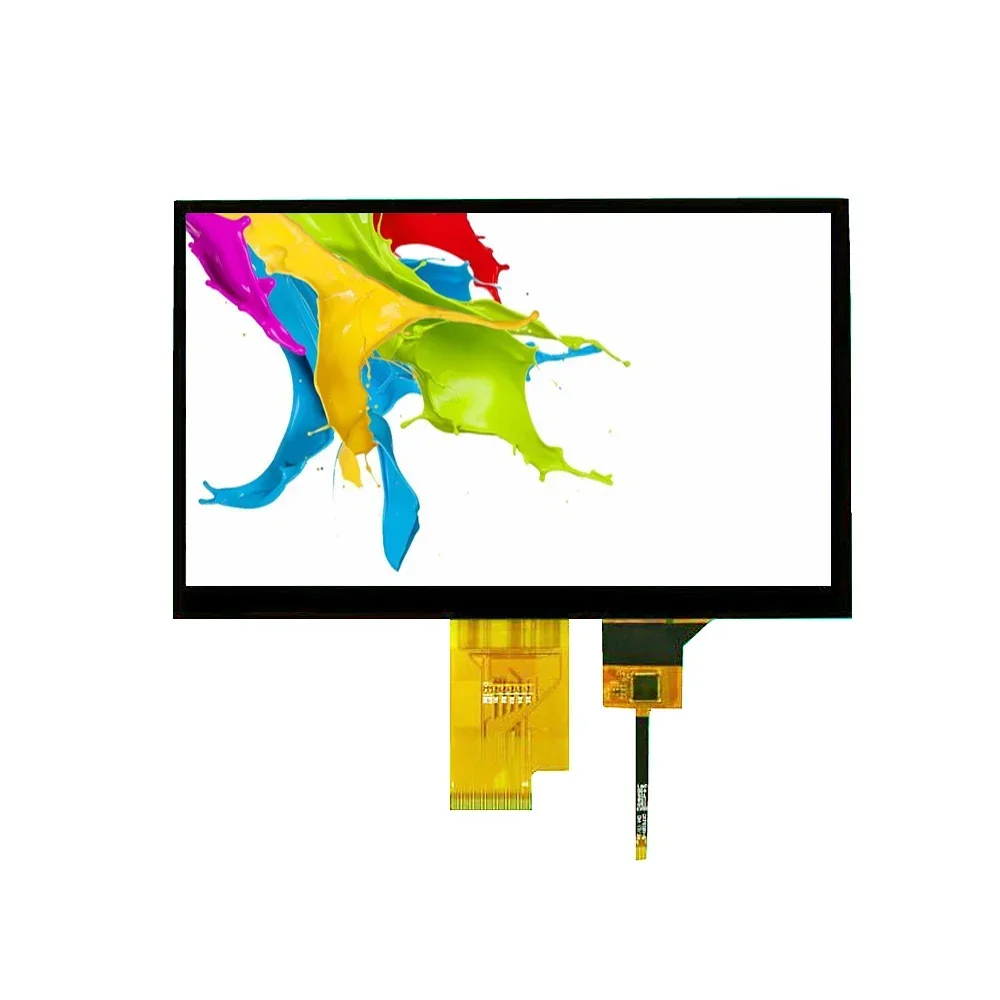 New 7 Inch TFT Capacitive Touch Screen with 1024x600 Display Panel LVDS 40pin Product Category Touch Screen