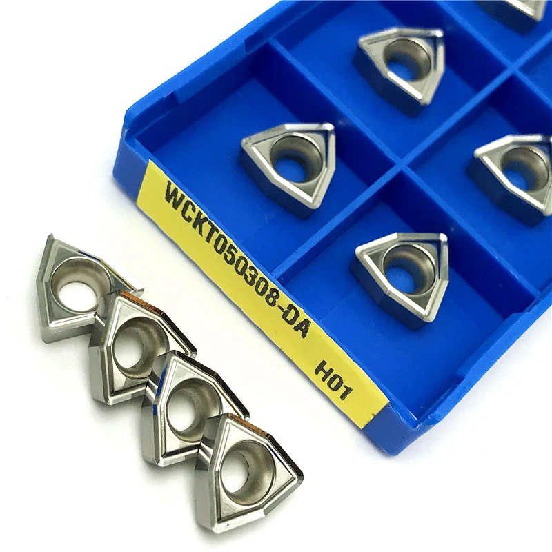 WCKT030208 WCKT040208 WCKT050308 WCKT06T308 WCKT080412 H01 Aluminum inserts high quality Cutting tool U drill turning tool