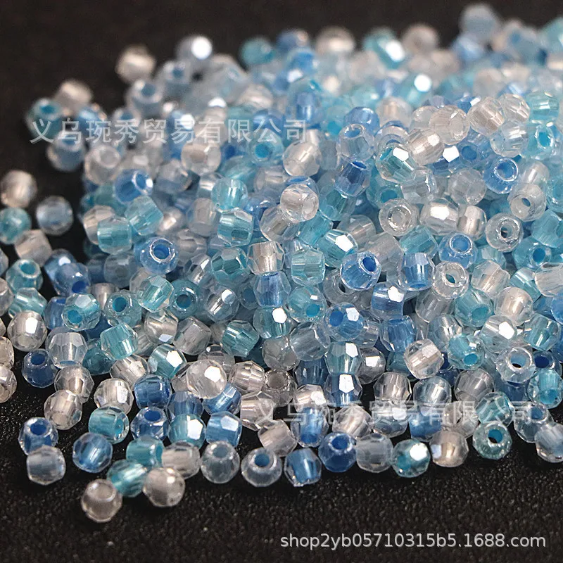 

150pcs Domestic Excellent 4mm Fire Grinding Beads,section,handmade DIY Bracelets,necklaces,clothing Accessories,beaded Materials