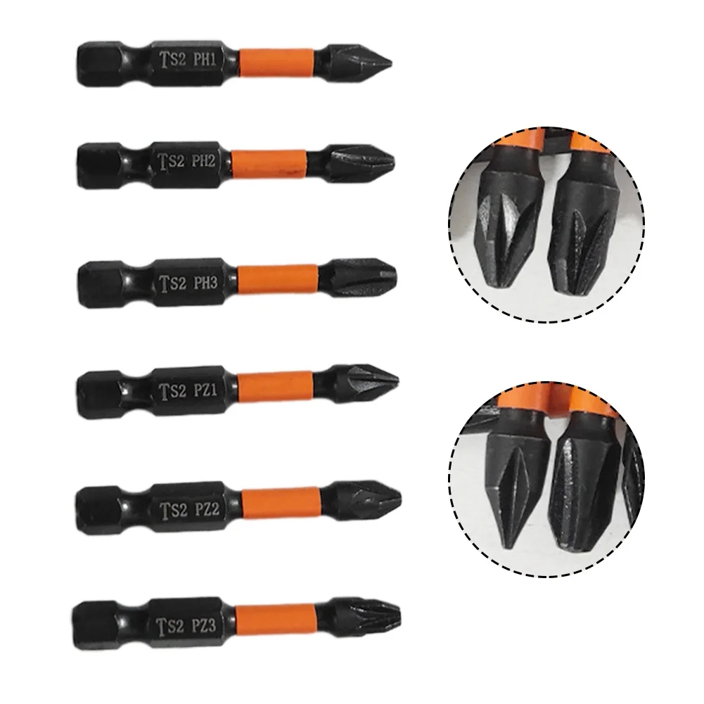 Imagem -04 - Chave de Fenda Elétrica do Impacto Bit Grupo Parafuso de Aço de Liga Hexagonal Cabeça Magnética do Lote Ph1 Ph2 Ph3 Ph3 Ph1 Pz2 Pz3 1pc 4