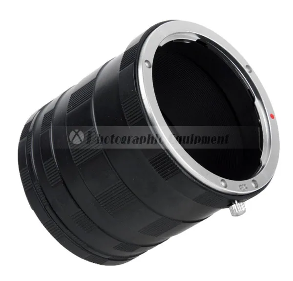 Set di tubi ad anello di estensione macro in alluminio 9mm 16mm 30mm Anello adattatore macro per CANON DSLR 550D 600D 650D 700D 5D MarkII 60D 70D