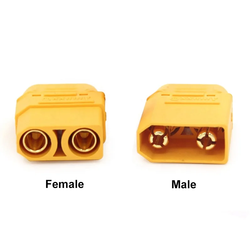 XT90S XT90-S XT90 Anti-Spark Male Female Bullet Connectors Cover Sheath Sparkproof For RC ESC Lipo Battery Charger